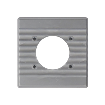 PLACA TOMA 50 PLASTICA CUADRADA