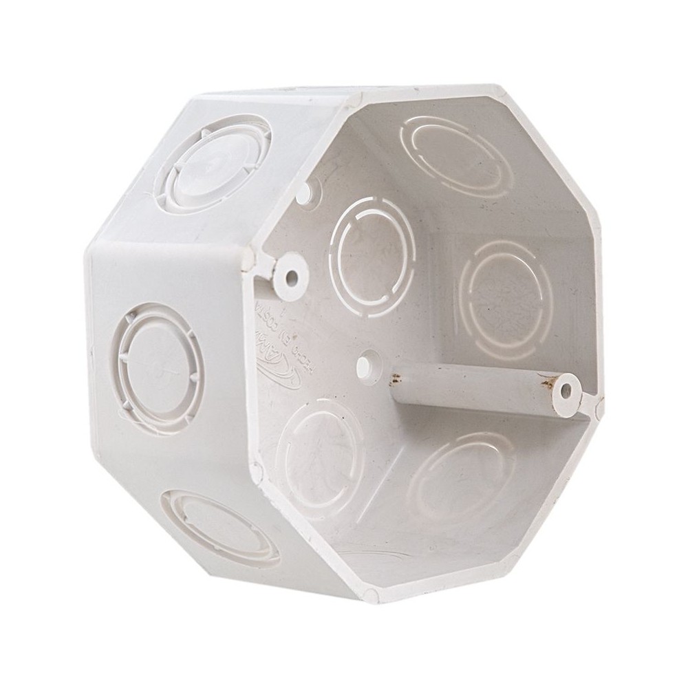 CAJA OCTAGONAL PVC