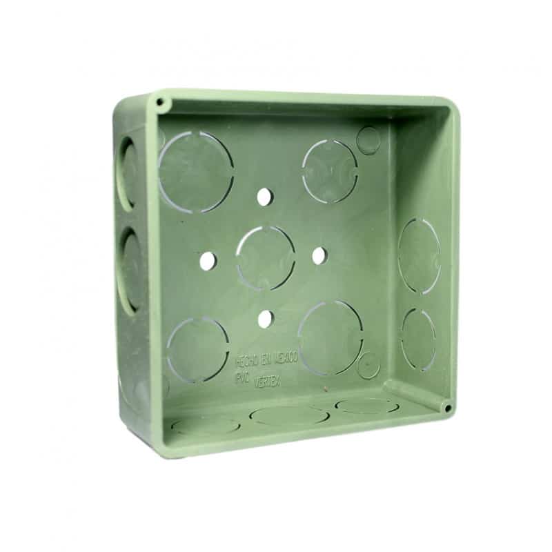 CAJA CUADRADA PVC
